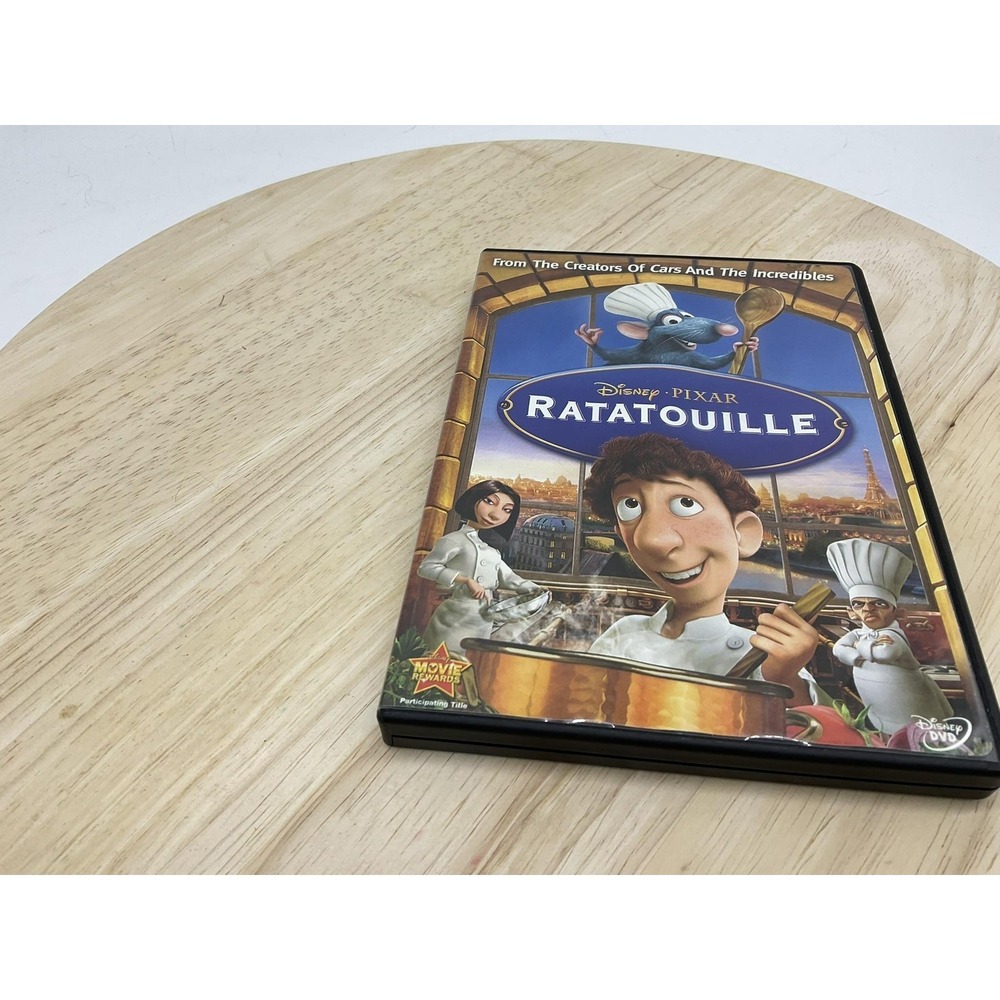 Ratatouille DVD 2007 Disney Pixar Movie G Rated NTSC Widescreen Bonus Features‎